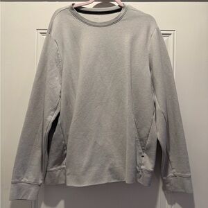 Old Navy Light Gray Active Crewneck